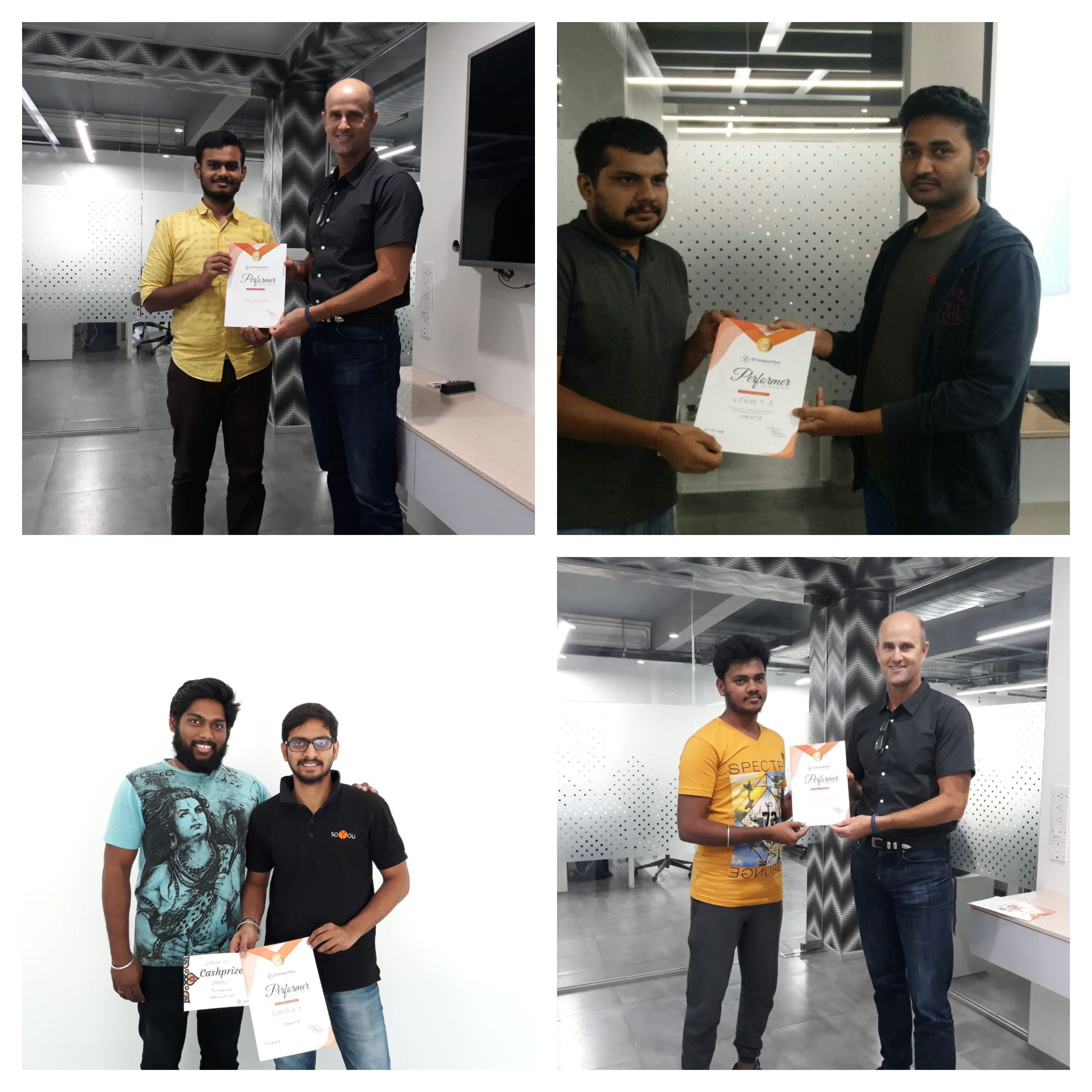 gyanmatrix awards best performers star performers startup bangalore IT startup