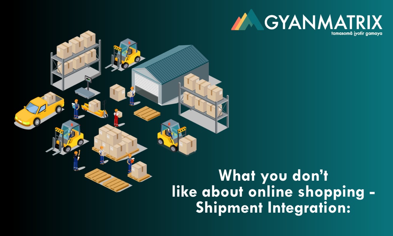 Vector graphic showing Shipment Integration & services for eCommerce website : Tip 9 to Keep in Mind While Hiring an eCommerce Web Development Company